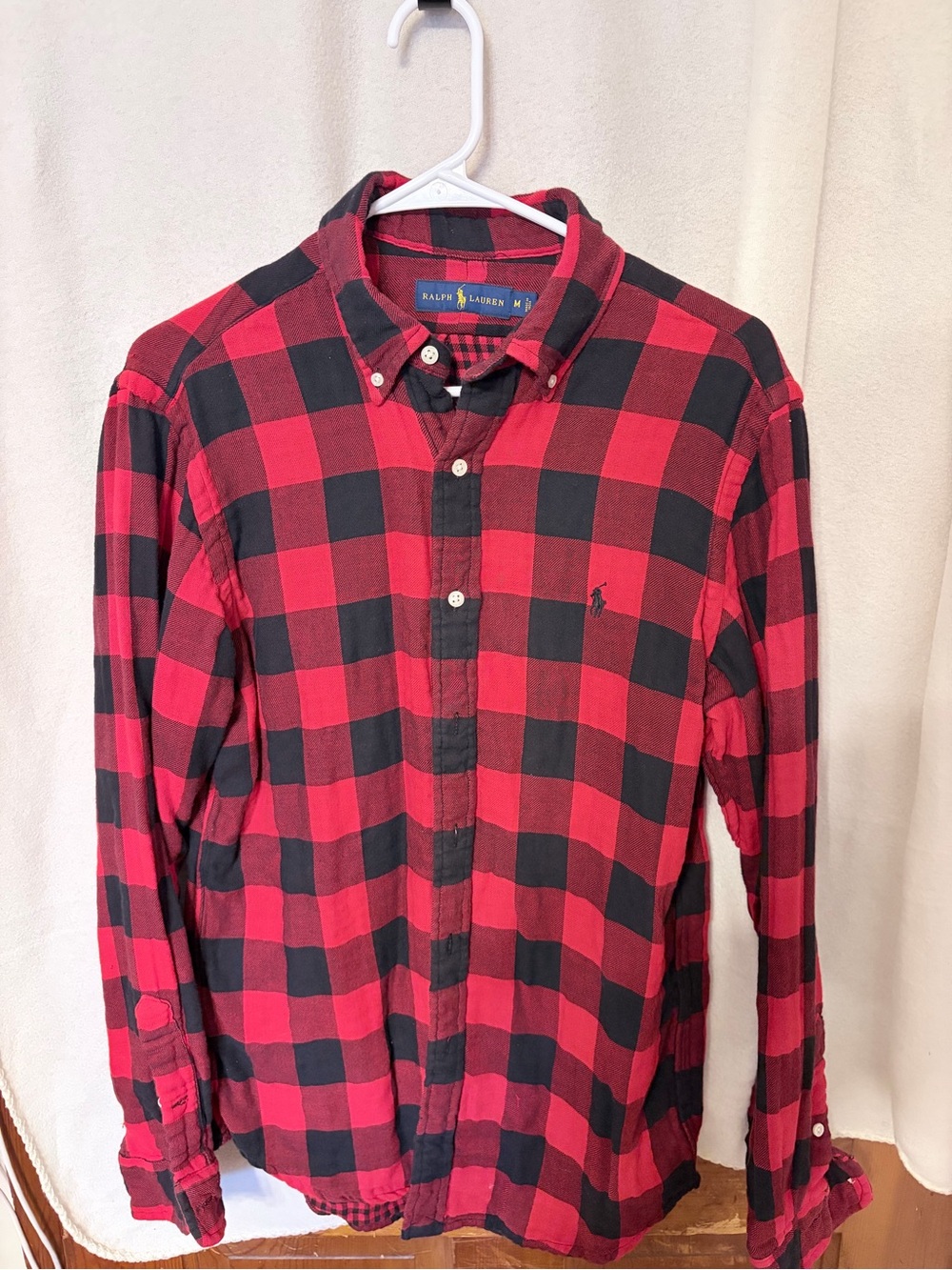 Ralph Lauren Red & Black Buffalo Plaid Button-Down Shirt